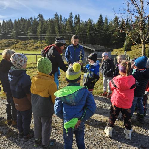 Kinder bekommen eine Einführung