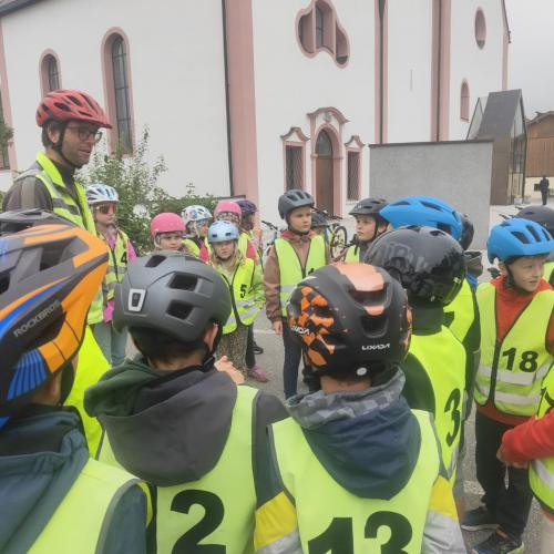 4. Klasse Fahrradübung