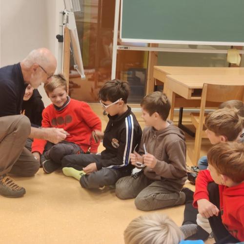 Naturführung Vorbereitung in der Klasse