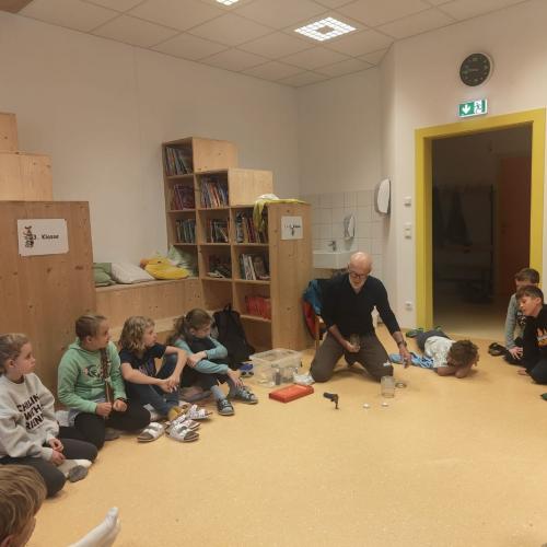 Naturführung in der Klasse Vorbereitung